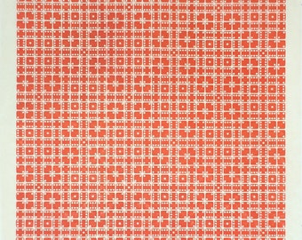 Valetudo - Letterpress Dice Print - Relief Print