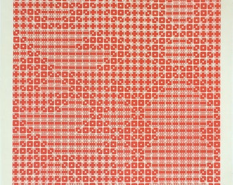 Themisto - Letterpress Dice Print - Relief Print