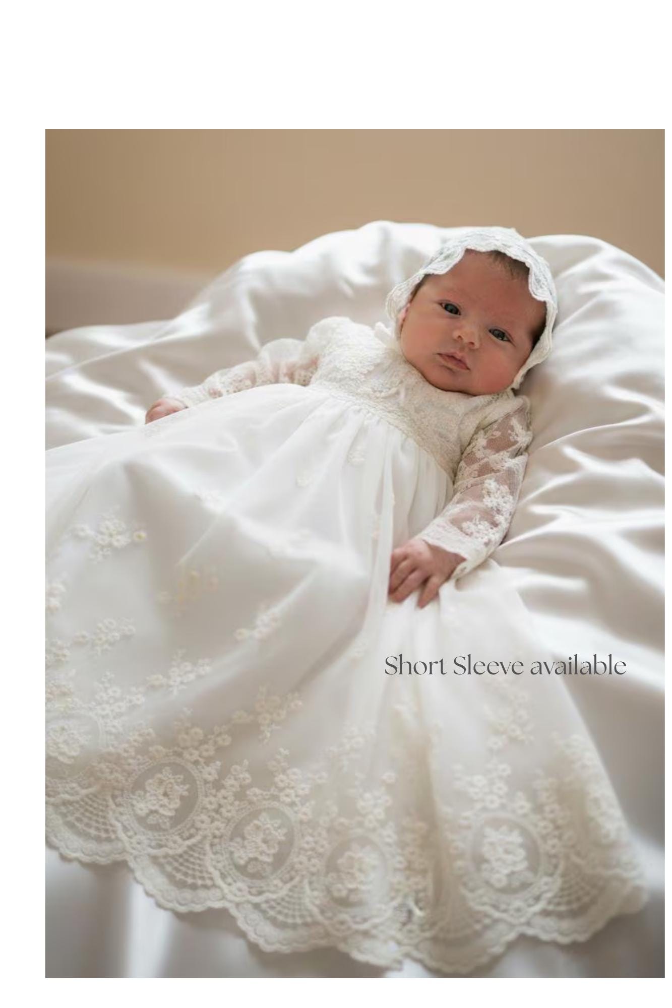 white long sleeve infant dress PatPat Cotton Kid Clothes for Newborn Daughter: White Ribbed Long-sleeve  Floral Embroidered Mesh Dress