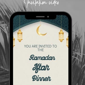 Iftar video invitation, Iftar video invite Iftar dinner invitation Iftar dinner invite, Ramadan invite, Islamic dinner, Islamic get together