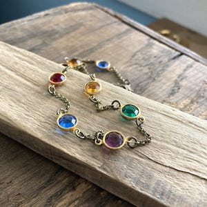 Swarovski multi color necklace - Etsy 日本