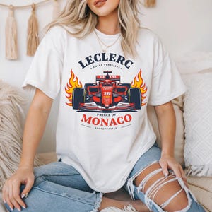 Charles Leclerc Unisex T-Shirt,Formula 1 Leclerc 16 T-shirt,Formula 1 Shirt,Ferrari Racing Tee,Ferrari F1 Retro T-Shirt,