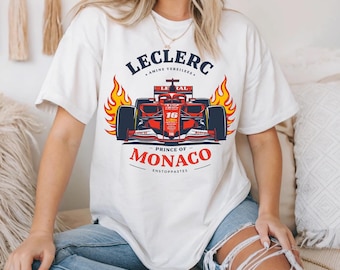 Charles Leclerc T-Shirt: Ferrari F1 Racing Tee