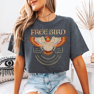 Free Bird Unisex, Specially for Lynyrd Skynyrd Fans, Carry the Spirit of Rockn Roll, Stylish and Comfortable, Perfect Gift for Music Lovers
