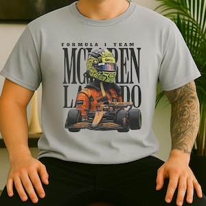 Lando Norris Unisex T-Shirt, F1 Racing Shirt,Lando Norris 4,McLaren Shirt,NOR4 Retro Graphic Tee,Limited Lando Norris Vintage T-Shirt