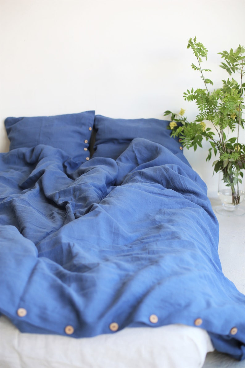 Duvet Cover Linen. Duvet Cover Queen King. Linen Bedding Set. Etsy