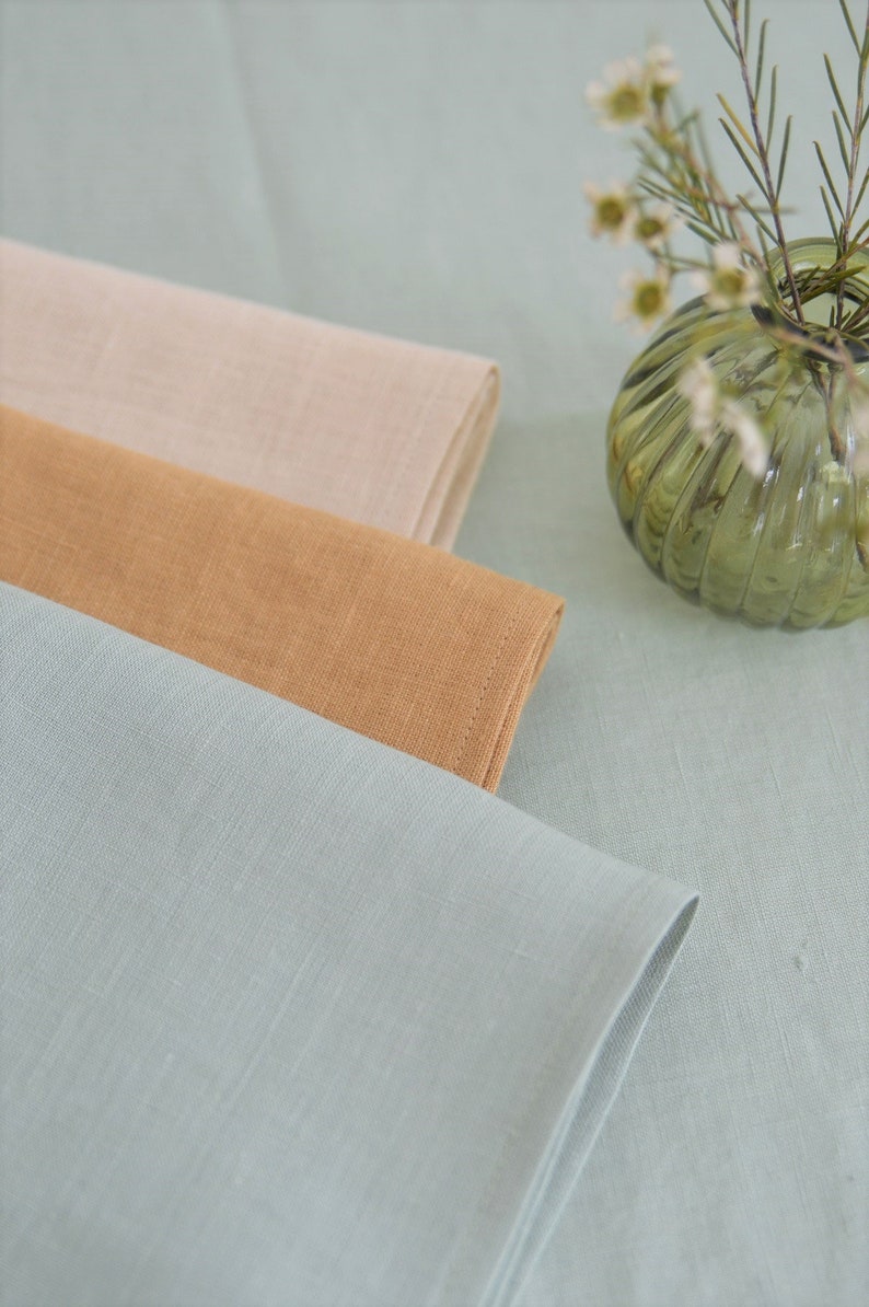 Linen napkins, wedding linen napkins, holiday linen napkins set 2, 4, 8