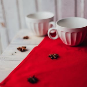 Red linen napkins, valentines day, red holiday napkins, napkins cloth, linen napkins, dinner napkins, red napkins, red holiday napkins