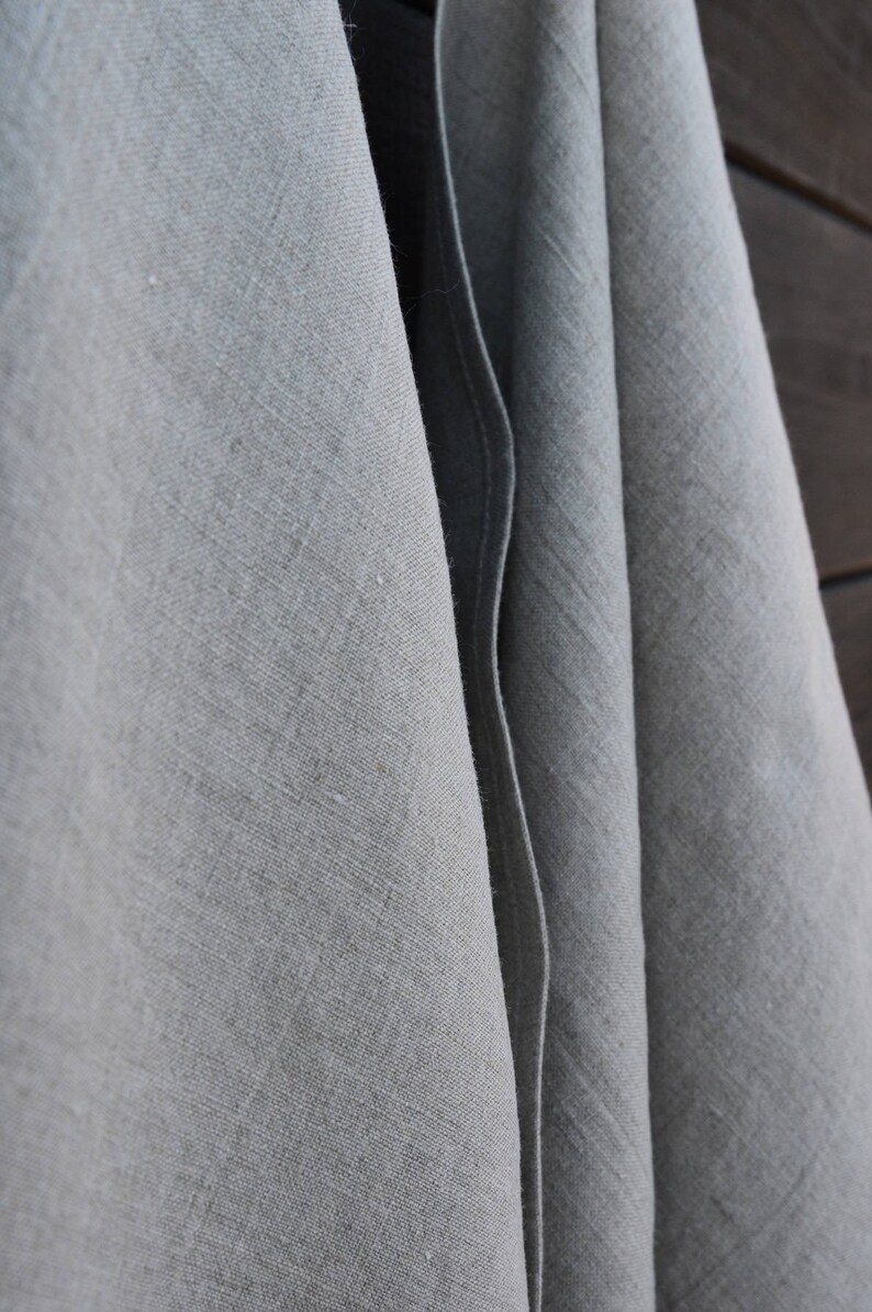 Organic kitchen towels set of 2 - flax dish towel - linen hand towels - soft washed linen - natural towels - rustic linen towels image 5