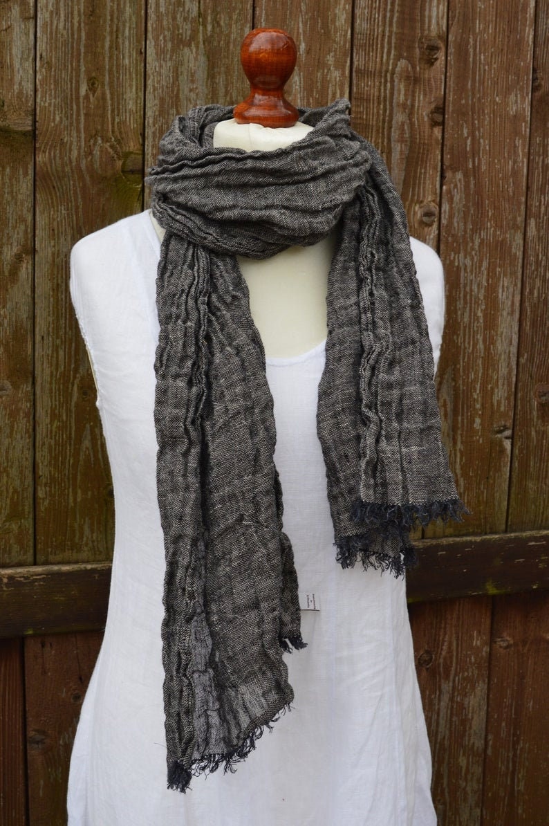 LINEN SCARF main image 1