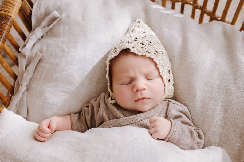 Natural Linen Bedding for Baby Toddler Children Pure Linen Etsy