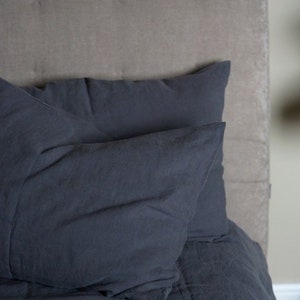 Linen bedding set blush pink. King, Queen linen duvet cover with 2 pillowcases image 7