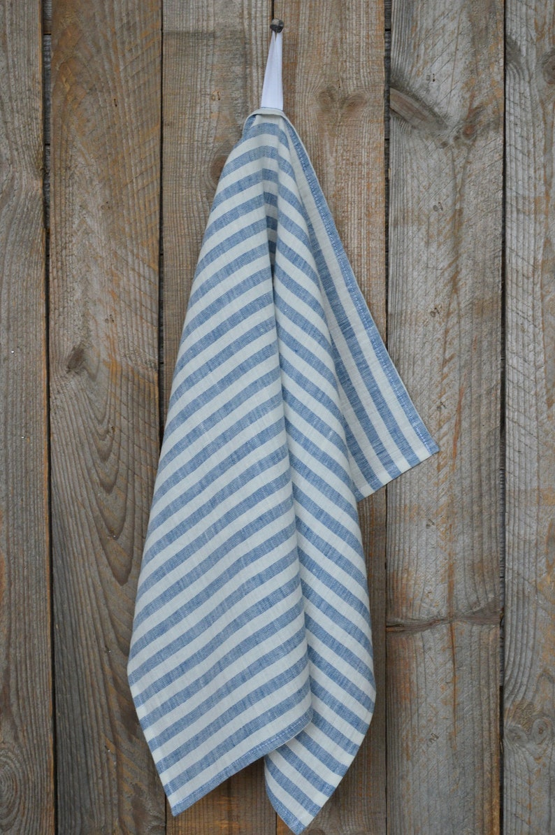 Linen kitchen towel, washed linen kitchen towel, natural dish towel image 8