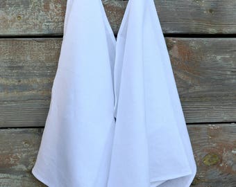 Linen dish towel - white linen towels - set of 2 towels - linen kitchen towels - pure linen towels - linen towels set