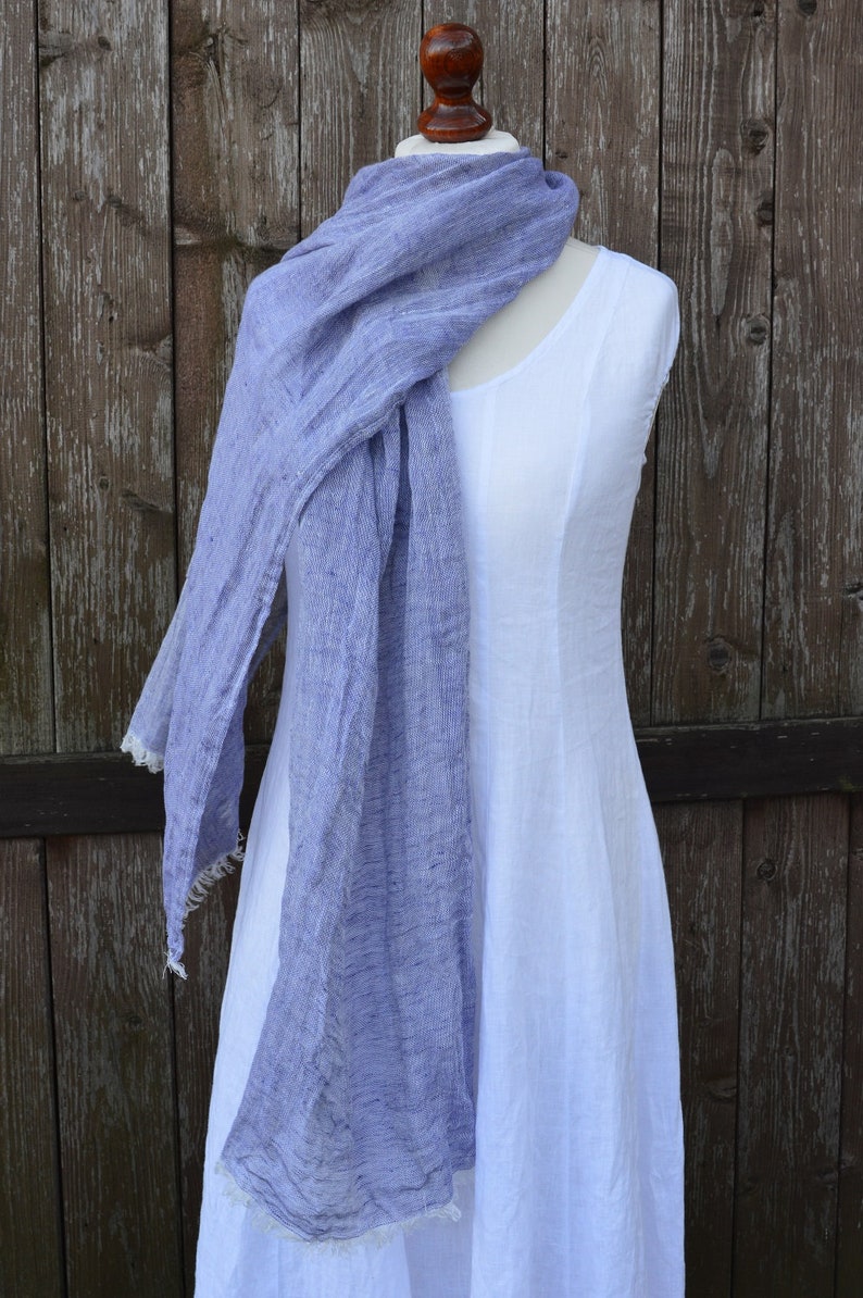Organic Linen Scarf Natural Linen Scarf Extra Large Linen Etsy Canada