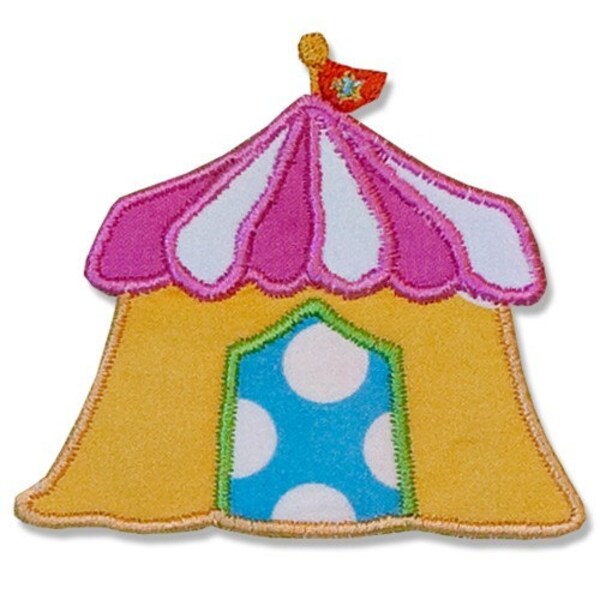 Circus Tent Applique Etsy