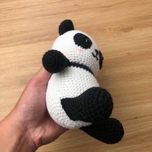 Emotional Support Panda Crochet Pattern – Cute Panda Plush for Desk Decor – Calming Amigurumi Panda PDF – Mindful Gift for Kids & Adults