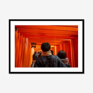 Orange Fushimi Inari Gates in Kyoto, Japan