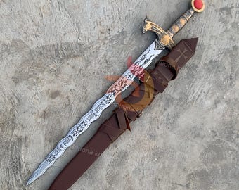 Once Upon A Time Excalibur Replica Sword Of Emma Swan Sword With Scabbard