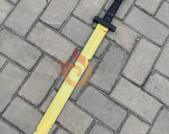 Handmade Finn's Scarlet Sword Replica: Adventure Time Cosplay, 31" Carbon Steel Blade with Sheath