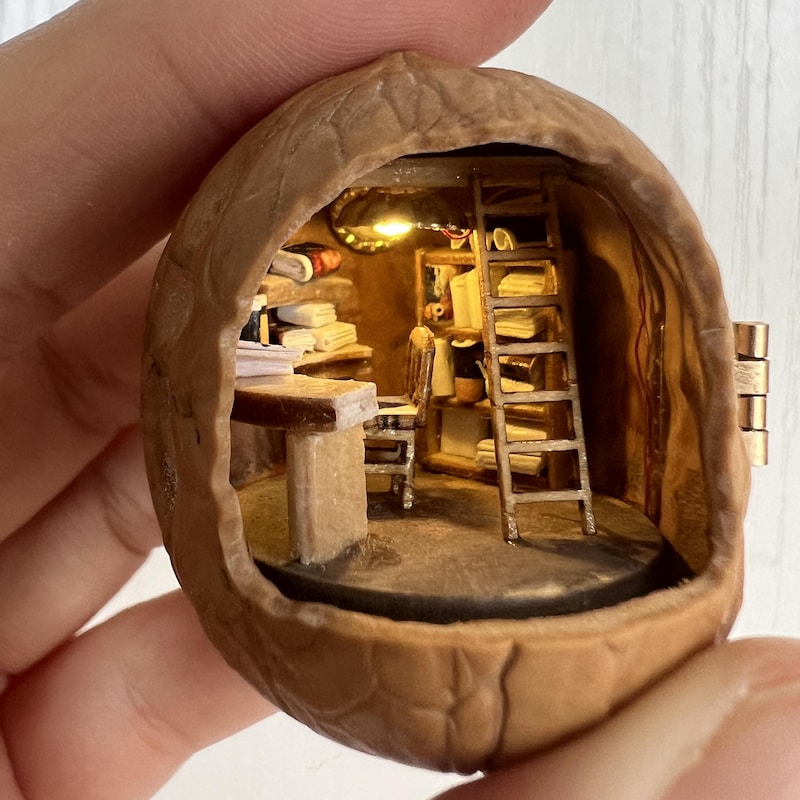 Walnut Shell Miniatures Walnut Shell Diorama - Etsy