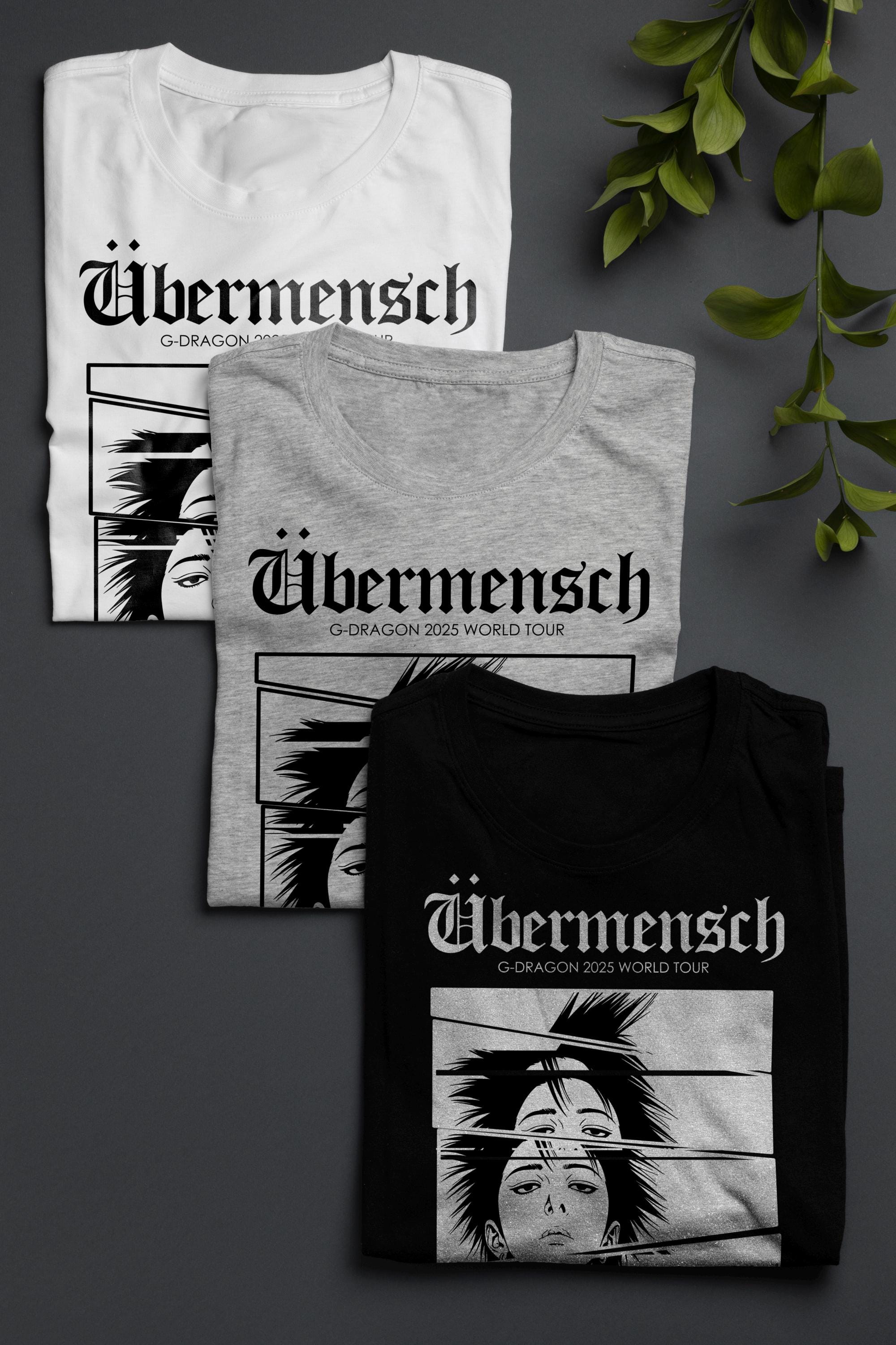 G-DRAGON Übermensch SHORT-SLEEVE BLACK M G-DRAGON 2025 World Tour Übermensch Official Merchandise - Short
