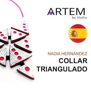 Triangulated Polymer Clay Necklace Tutorial: Handmade Jewelry Guide (PDF Pattern)