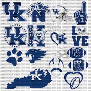 Nuevo - Kentucky-WC-SVG, equipo de fútbol, mejor archivo en capas, listo para Cricut, día del juego, mamá del fútbol, descarga instantánea, eps, svg, vector