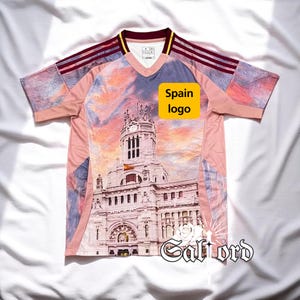 Gepersonaliseerde speciaal Spanje voetbalshirt "Palacio de Cibeles"