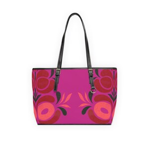 Umhängetasche aus PU-Leder mit Blumenmuster - Stilvolle Tragetasche für jeden Anlass, perfektes Geschenk für Geburtstage, Muttertag, Reisen, Arbeit, Einkaufen