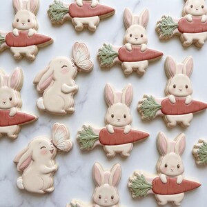 Easter Carrot bunny Cookie Cutter STL (7 Sizes) Digital File - Instant Download image 4