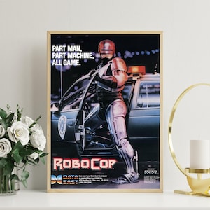 Poster retrò arcade - Robocop - Decorazione per sala giochi - Regalo per giocatori geek