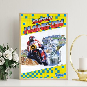 Poster retrò arcade - Poster da appendere - Stampa vintage - Regalo per giocatori
