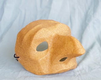Toucan Zanni Mask – Handmade Worbla Commedia Mask for Performance or Training