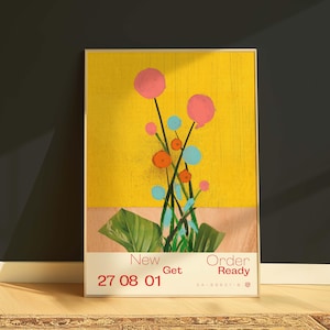 New Order 'get Ready' Poster, Gig Poster, Music Poster, Art Print