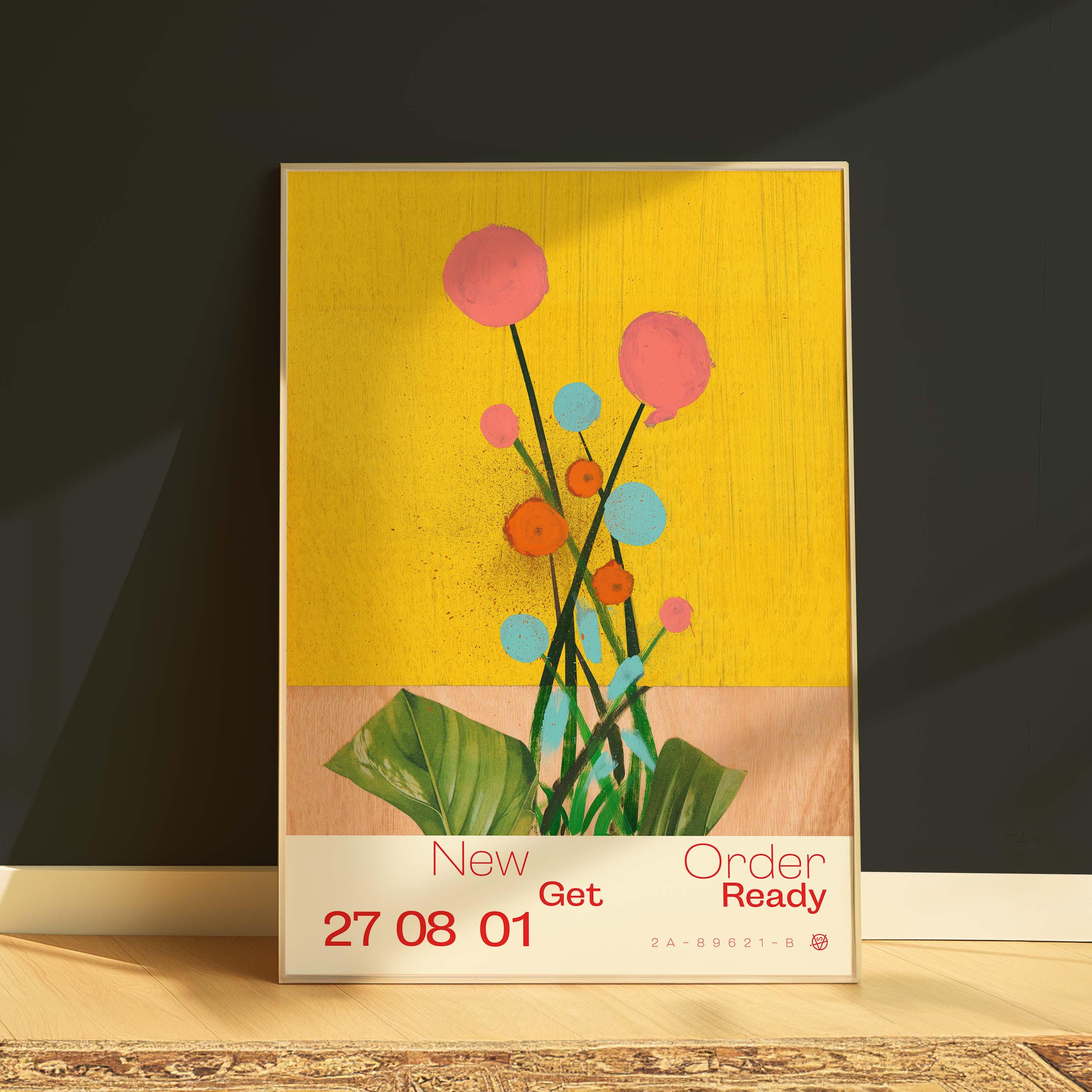 New Order 'get Ready' Poster, Gig Poster, Music Poster, Art Print