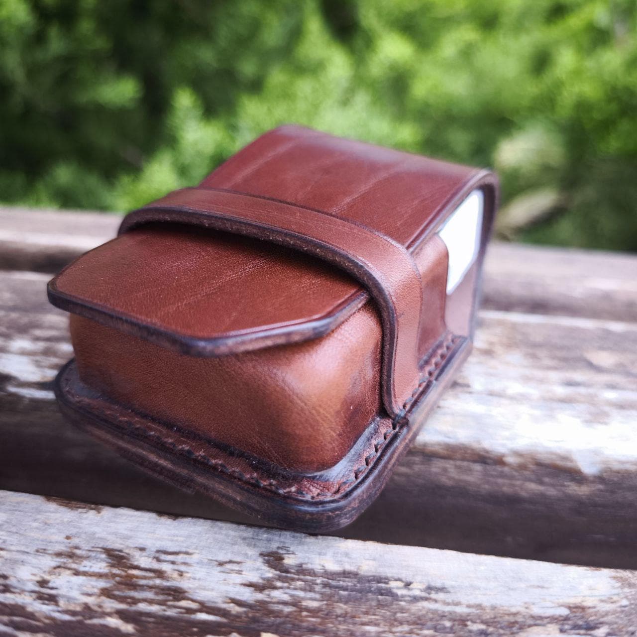 cigarette pack lighter holder Leatherboss Cigarette Case Lighter holder With Attached All Around Zipper  Wallet
