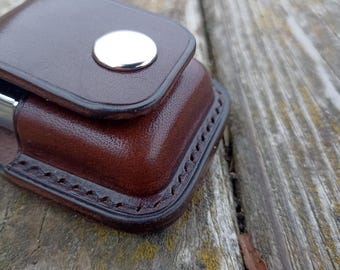 Leather Lighter Case for Zippo – Belt Holster Pouch
