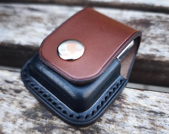 Leather Lighter Case for Zippo – Belt Holster Pouch