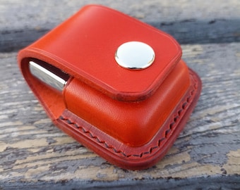 Leather Lighter Case for Zippo – Belt Holster Pouch