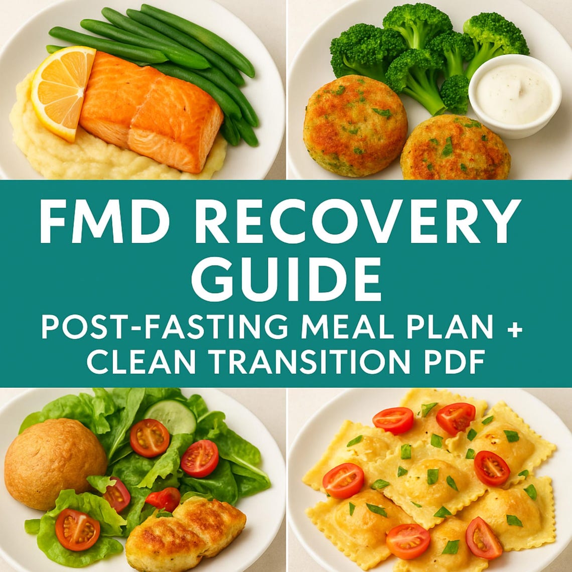 Transitional Diet Fasting Mimicking Diet Aftercare PDF | Post-fmd 5-day Meal Plan ...