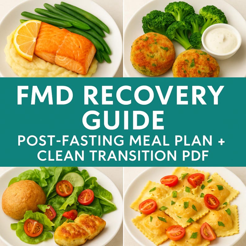 Fasting Mimicking Diet Aftercare PDF | Post-fmd 5-day Meal Plan ...