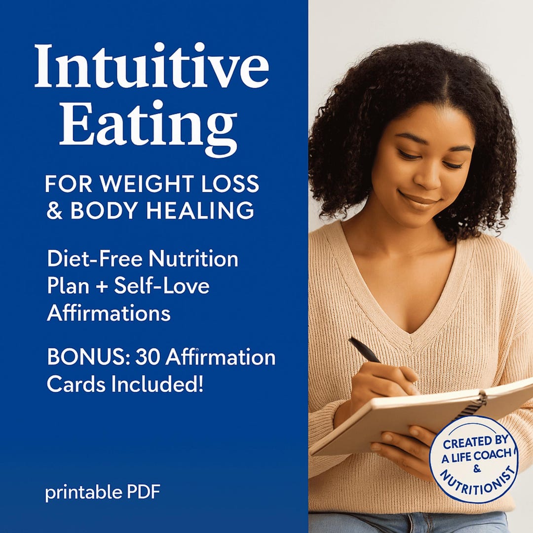 Intuitive Eating for Weight Loss & Body Healing | Diet-free Nutrition ...