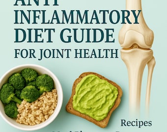 Anti-Inflammatory Diet Guide PDF.Joint-Friendly 7 day Meal Plan +Wellness Tracker +Bonus Planner.Printable Healthy Recipes.Mother’s Day Sale