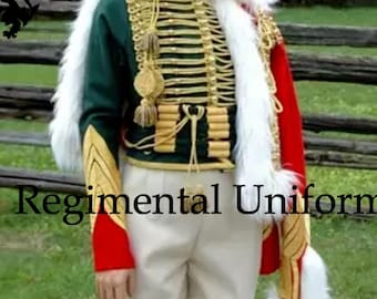 &quot;Benutzerdefinierte Regency Military Hussarmerregimentaluniform mit Langen Stiefeln und Handschuhen - Komplettes Kleid - Set.&quot;