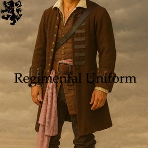 Renaissance Jack Sparrow Inspired Frock Coat for Reenactment, Buccaneer Brown Jacket - Historical Cosplay Costume Pirate Steampunk Wool Coat
