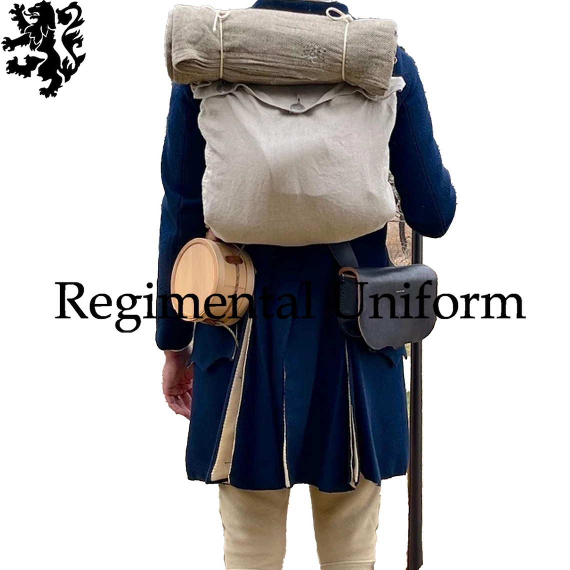 Colonial Navy Blue Wool Frock Coat - Revolutionary War Reproduction - Etsy
