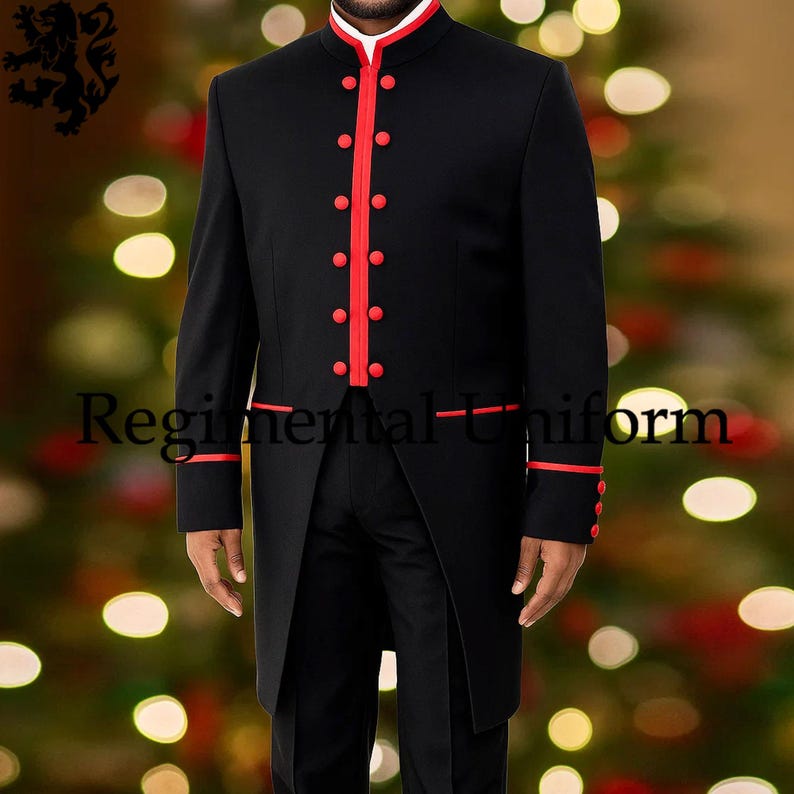 Preacher Clergy Frock Jacket: Priest Clerical Monk Habit Black Wool ...