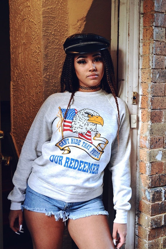 Vintage LEE American Pride Sweatshirt // SM