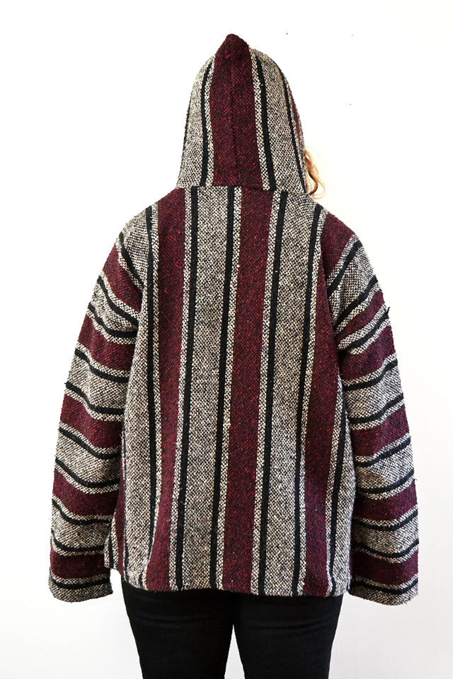 Vintage 70's Oversized Drug Rug Mexican Baja Serape Etsy